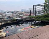 Cho Thuê Penthouse 400m2 Phố Võ Thị Sáu, Hai Bà Trưng - 5PN, Sân Vườn Bể Cá Koi, Làm VP