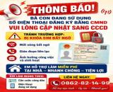 CHUẨN HÓA THÔNG TIN THUÊ BAO DI ĐỘNG THEO THÔNG TƯ 08 - Hotline hỗ trợ nhanh: 0862.821.499