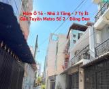 NHÀ 3 TẦNG – 2 MẶT TIỀN – HẺM Ô TÔ – CHỈ 7 TỶ ÍT