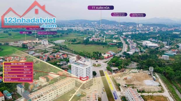Căn Hộ Cạnh KCN Phúc Yên Giá Chỉ Từ 28 Triệu/m² – Quỹ Căn Đẹp Đang Dần Cạn!