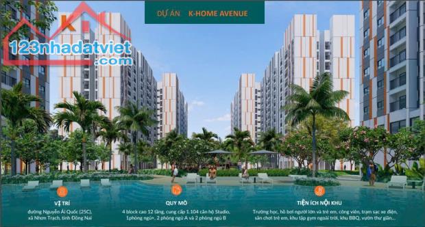 Nhà ở xã hội K.Home Cityview tại Biên Hòa, vay lãi 5,4%/năm - 3