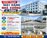 CHO THUÊ MẶT BẰNG - NHÀ XƯỞNG 4 TẦNG TẠI HIỆP HÒA, BẮC NINH