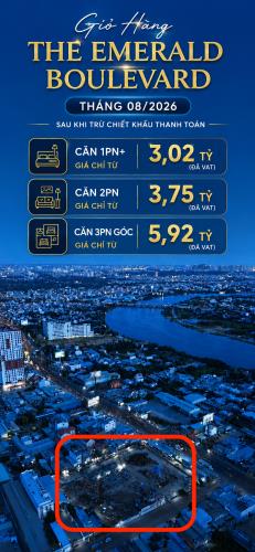 Căn Hộ The Emerald Boulevard Tháng 08/2026 Có Gì Trong Giỏ Hàng?