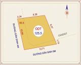 LÔ GÓC 2 MẶT ĐƯỜNG 8M HƯNG LỘC, PHƯỜNG VINH LỘC 125,5m2 TÂY NAM ĐÔNG NAM