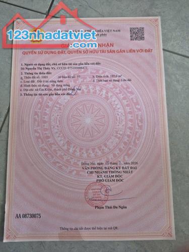BÁN ĐẤT CHÍNH CHỦ – GIÁ ĐẦU TƯ CHỈ 530 TRIỆU - GIA KIỆM, THỐNG NHẤT, ĐỒNG NAI - 1