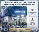 SANG NHƯỢNG GẤP 25% CỔ PHẦN QUÁN NET VINCENT – 97 NGÔ QUYỀN, HẢI DƯƠNG