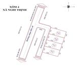 Mở bán lô đất đẹp xóm 4 , Nghi Thịnh  - Diện tích lớn 159m2 bìa đẹp