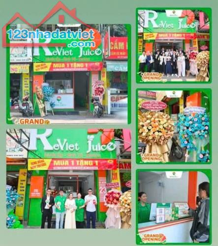 SANG NHƯỢNG TOÀN BỘ CỬA HÀNG REVIET JUICE – BAO GỒM THƯƠNG HIỆU Địa chỉ: 215 Bạch Đằng,