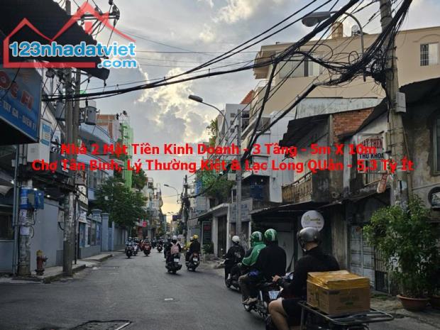 🏡 NHÀ 2 MẶT TIỀN KINH DOANH – 3 TẦNG – 5M X 10M – CHỈ 5,3 TỶ ÍT