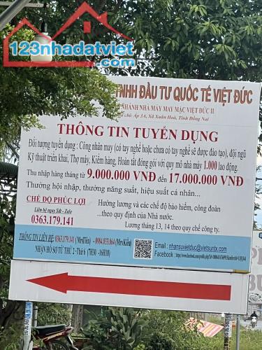 CƠ HỘI ĐẦU TƯ SINH LỜI HẤP DẪN -Chính Chủ Bán Đất MẶT TIỀN QUỐC LỘ 1A -Xuân Hưng, Xuân - 2