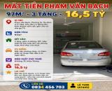 MẶT TIỀN PHẠM VĂN BẠCH - 97M² - 3 TẦNG - 16,5 TỶ
